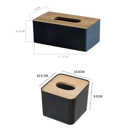 Boîte mouchoirs bambou écologique | Durable naturelle zéro déchet design | Verdyo