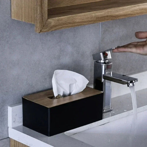 Boîte mouchoirs bambou écologique | Durable naturelle zéro déchet design | Verdyo