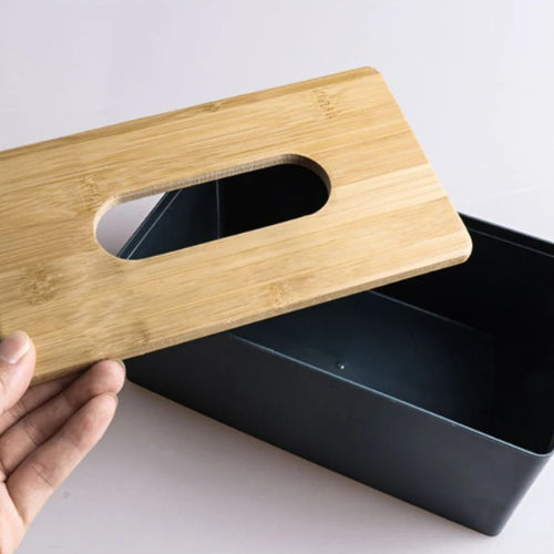 Boîte mouchoirs bambou écologique | Durable naturelle zéro déchet design | Verdyo
