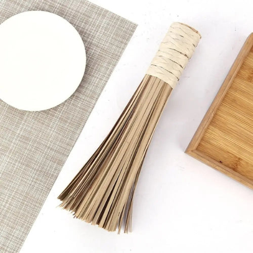Brosse wok fibres coco naturelles | Manche bambou écologique zéro déchet | Verdyo