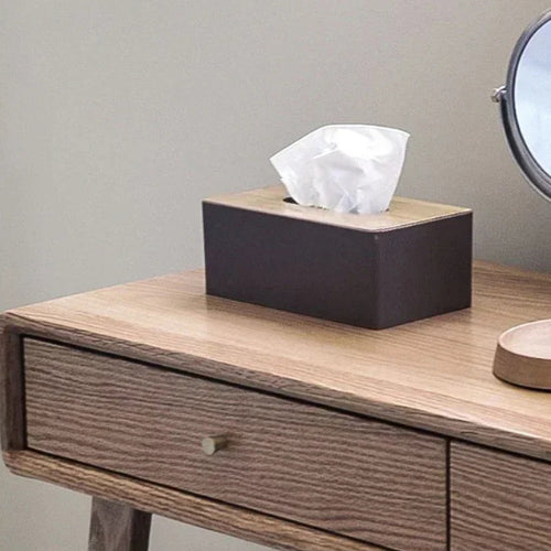 Boîte mouchoirs bambou écologique | Durable naturelle zéro déchet design | Verdyo