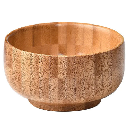 Bol bambou naturel rond | Authentique écologique zéro déchet durable | Verdyo
