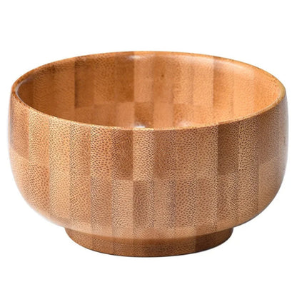 Bol bambou naturel rond | Authentique écologique zéro déchet durable | Verdyo