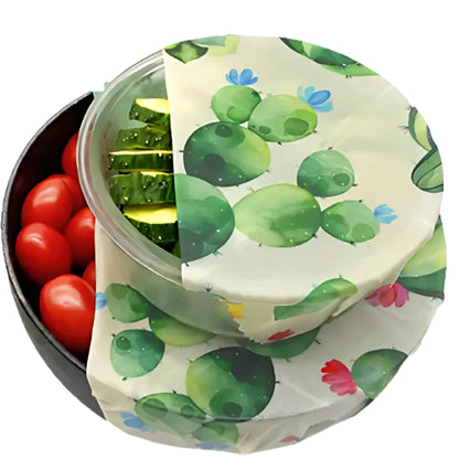 Emballage alimentaire réutilisable en cire d'abeille | Conserve frais & sans plastique, lot de 3 tailles - Verdyo