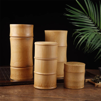Boîte bambou hermétique 500ml | Rangement écologique zéro déchet naturel | Verdyo