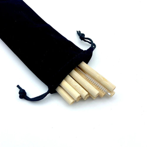 Pailles bambou réutilisables lot 10 | Écologiques zéro déchet brosse nettoyage | Verdyo