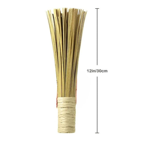 Brosse wok fibres coco naturelles | Manche bambou écologique zéro déchet | Verdyo