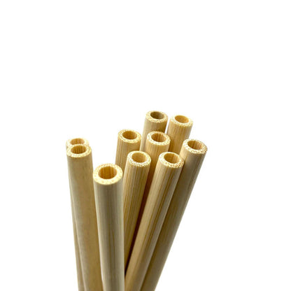 Pailles bambou réutilisables lot 10 | Écologiques zéro déchet brosse nettoyage | Verdyo
