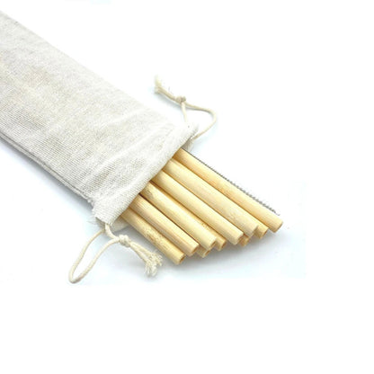 Pailles bambou réutilisables lot 10 | Écologiques zéro déchet brosse nettoyage | Verdyo