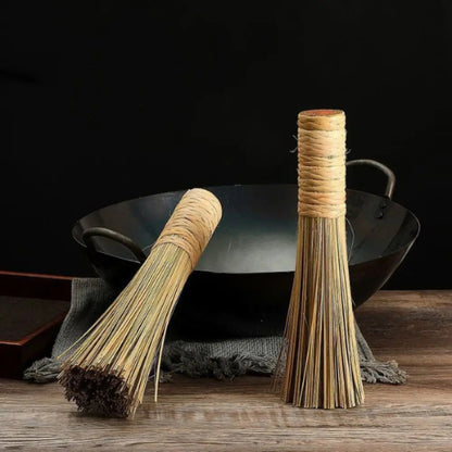 Brosse wok fibres coco naturelles | Manche bambou écologique zéro déchet | Verdyo