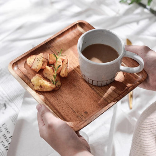 Plateau acacia style scandinave | Multi-usages durable écologique naturel | Verdyo