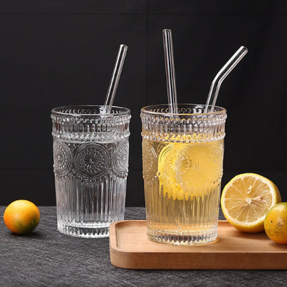 Pailles réutilisables en verre | Lot de 4/8 avec goupillon, transparentes - Verdyo