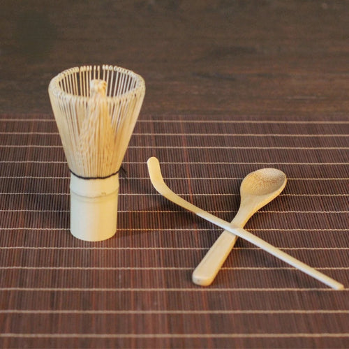 Service à thé japonais en bambou | Set complet pour matcha, design traditionnel et naturel - Verdyo