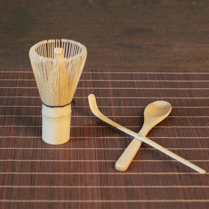 Service à thé japonais en bambou | Set complet pour matcha, design traditionnel et naturel - Verdyo