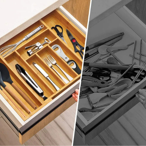 Range-couverts ajustable en bambou | Extensible 5 à 7 compartiments, design éco-responsable - Verdyo_
"Range-couverts ajustable en bambou"
"Accessoires cuisine durables"
"Produits écoresponsables pour rangement"
"Bambou naturel pour organisation"
"Range-couverts extensible 5 à 7 compartiments"
"Rangement couverts design éco-responsable"
"Alternative écologique aux plastiques"
"Cadeau idéal pour amateurs de décoration"
"Organisation cuisine pratique et durable"
"Solutions zéro déchet pour rangement"