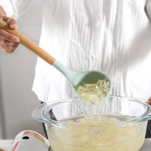 Set d’ustensiles de cuisine en silicone | 12 pièces, résistants a la chaleur, design colore - Verdyo_
"Set d’ustensiles de cuisine en silicone"
"Ustensiles de cuisine résistants à la chaleur"
"Accessoires cuisine durables et colorés"
"Produits zéro déchet pour cuisine"
"Silicone alimentaire sans BPA"
"Set de 12 ustensiles de cuisine"
"Ustensiles de cuisine polyvalents"
"Cadeau idéal pour amateurs de cuisine"
"Design moderne pour ustensiles de cuisine"
"Alternative écologique aux ustensiles plastique"