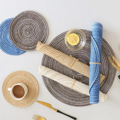 Sets de table ronds en lin | Antiderapants, lavables, style naturel - Verdyo_
"Sets de table ronds en lin"
"Accessoires table antidérapants"
"Produits écoresponsables pour table"
"Décoration de table naturelle"
"Sets de table lavables et durables"
"Lin naturel pour décoration"
"Protection de table élégante"
"Cadeau idéal pour amateurs de décoration"
"Sets de table style naturel"
"Solutions pratiques pour table"