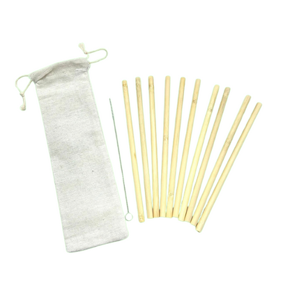 Pailles bambou réutilisables lot 10 | Écologiques zéro déchet brosse nettoyage | Verdyo